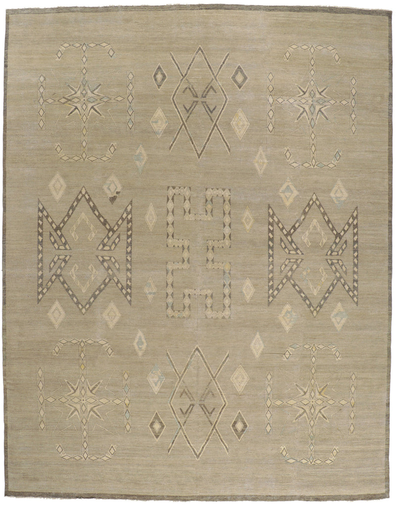 12 x 15 Vintage-Inspired Distressed Rug 30831