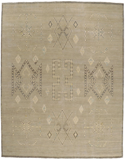 12 x 15 Vintage-Inspired Distressed Rug 30831