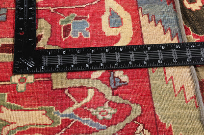 9 x 12 Modern Afghan Bijar Rug 15000