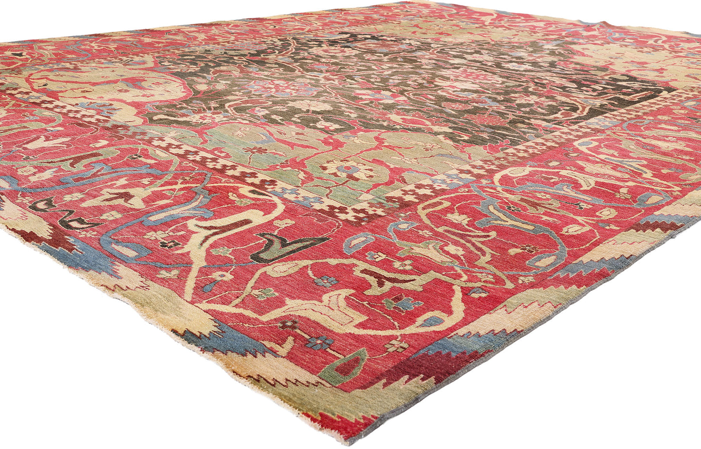 9 x 12 Modern Afghan Bijar Rug 15000