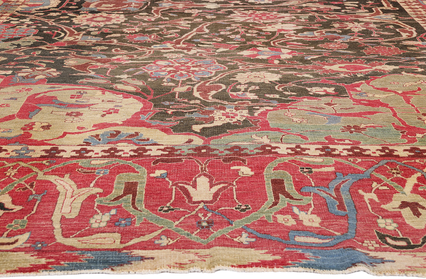 9 x 12 Modern Afghan Bijar Rug 15000