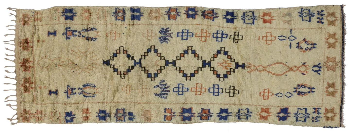 4 x 10 Vintage Moroccan Rug 20014
