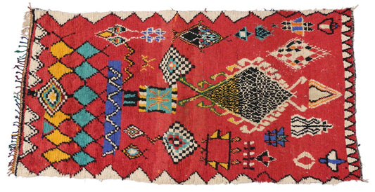 5 x 9 Vintage Moroccan Rug 20017