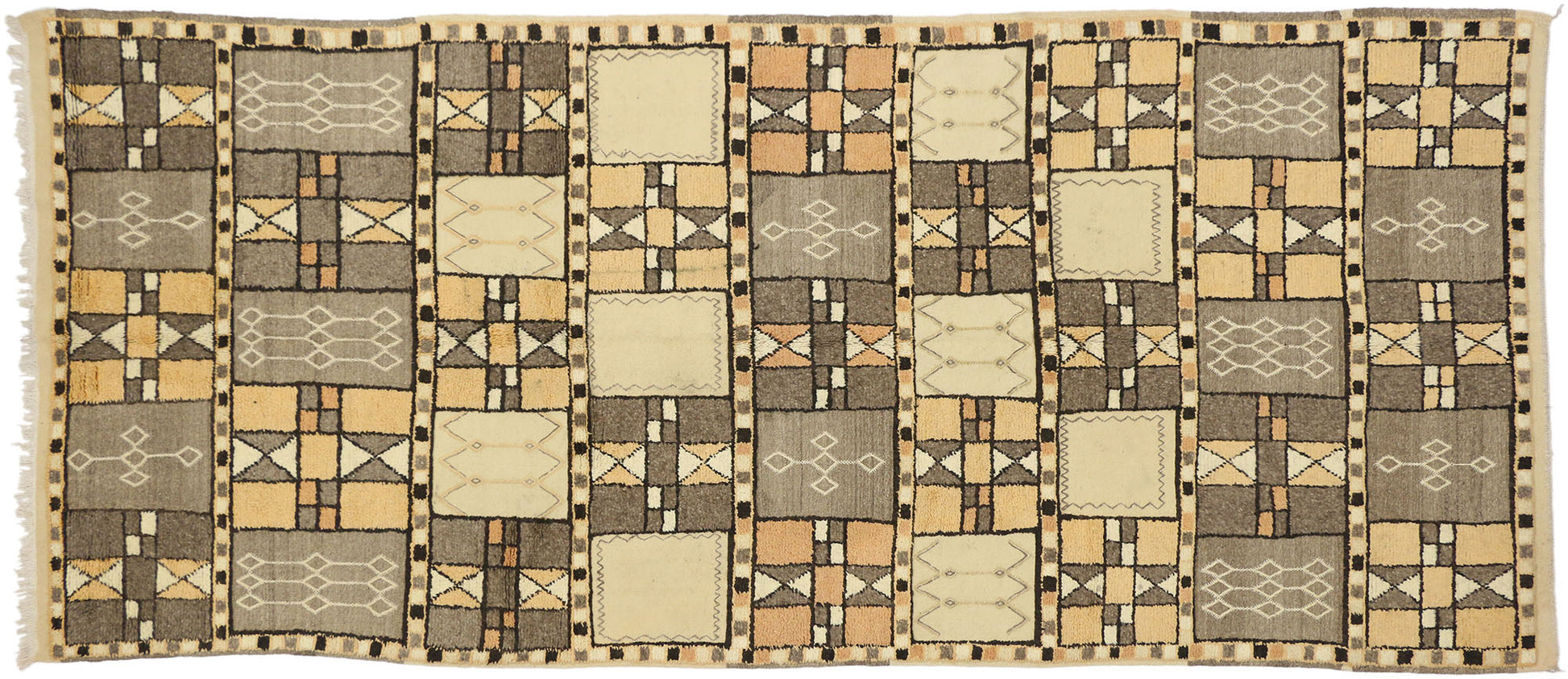 5 x 12 Vintage Moroccan Souf Rug 20026
