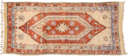 5 x 11 Vintage Boujad Moroccan Rug 20034
