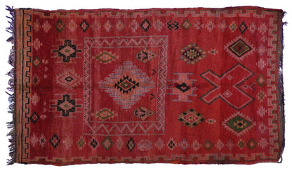 5 x 9 Vintage Moroccan Rug 20054