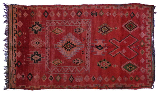5 x 9 Vintage Moroccan Rug 20054