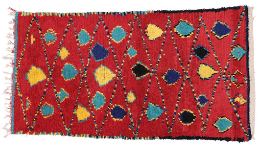 4 x 8 Vintage Moroccan Rug 20080