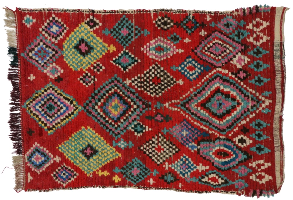 5 x 7 Vintage Moroccan Rug 20087