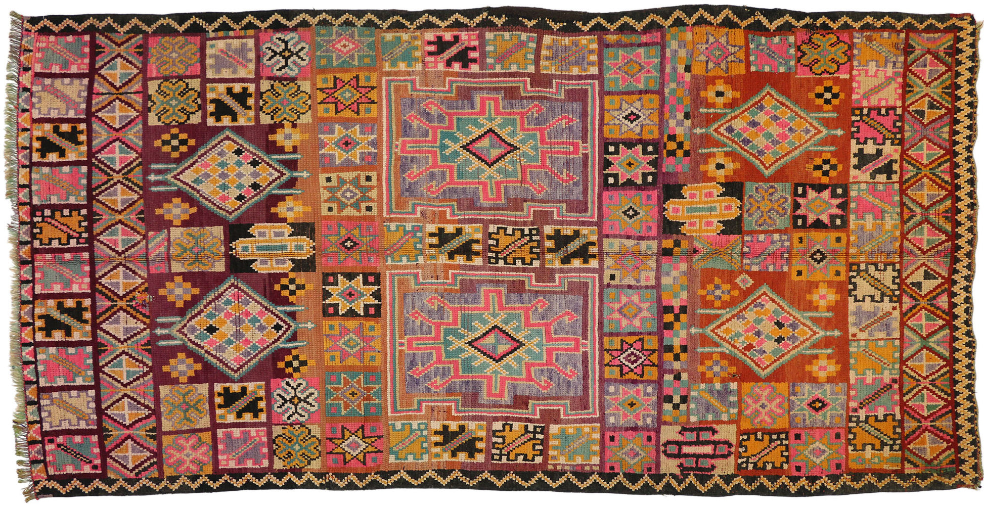 6 x 12 Vintage Moroccan Rug 20100