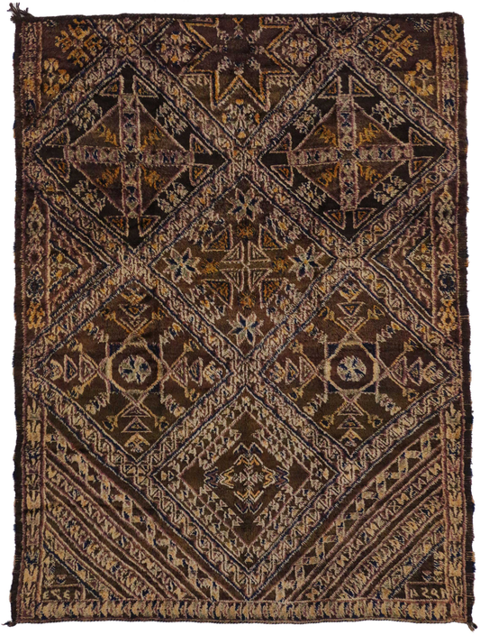 6 x 8 Vintage Moroccan Rug 20121