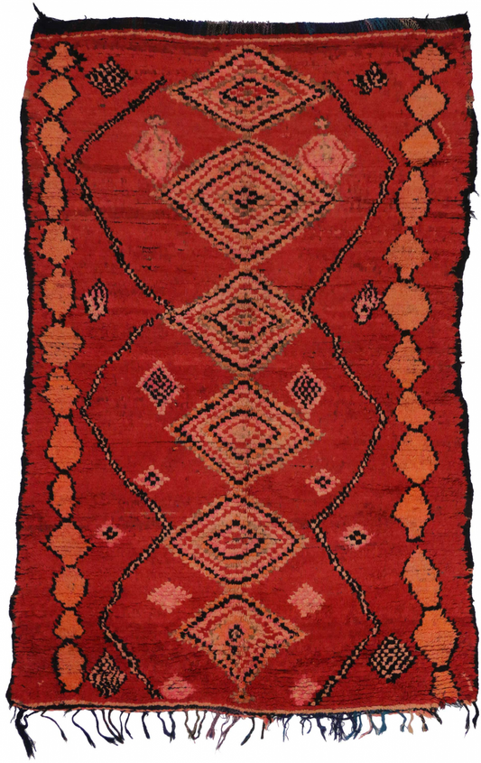 6 x 9 Vintage Moroccan Rug 20167
