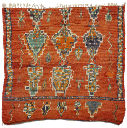 5 x 5 Vintage Moroccan Rug 20247