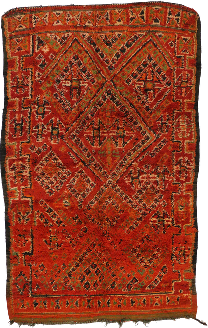 5 x 8 Vintage Moroccan Rug 20256