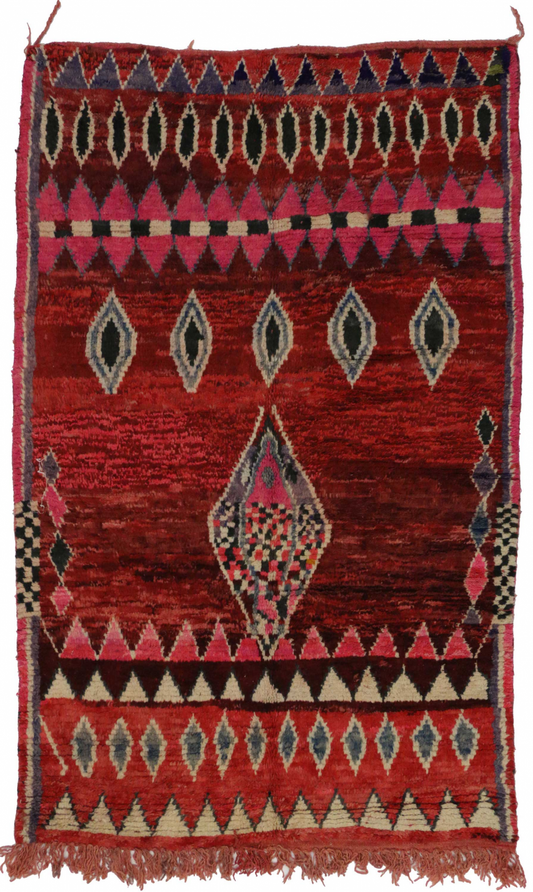 5 x 8 Vintage Moroccan Rug 20284