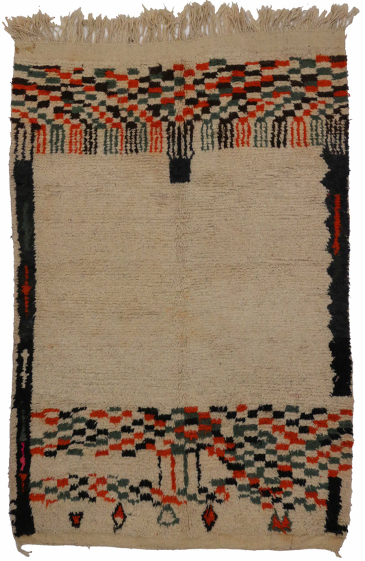 5 x 7 Vintage Moroccan Rug 20307
