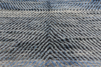 9 x 13 - Blue Moroccan Rug - 20526