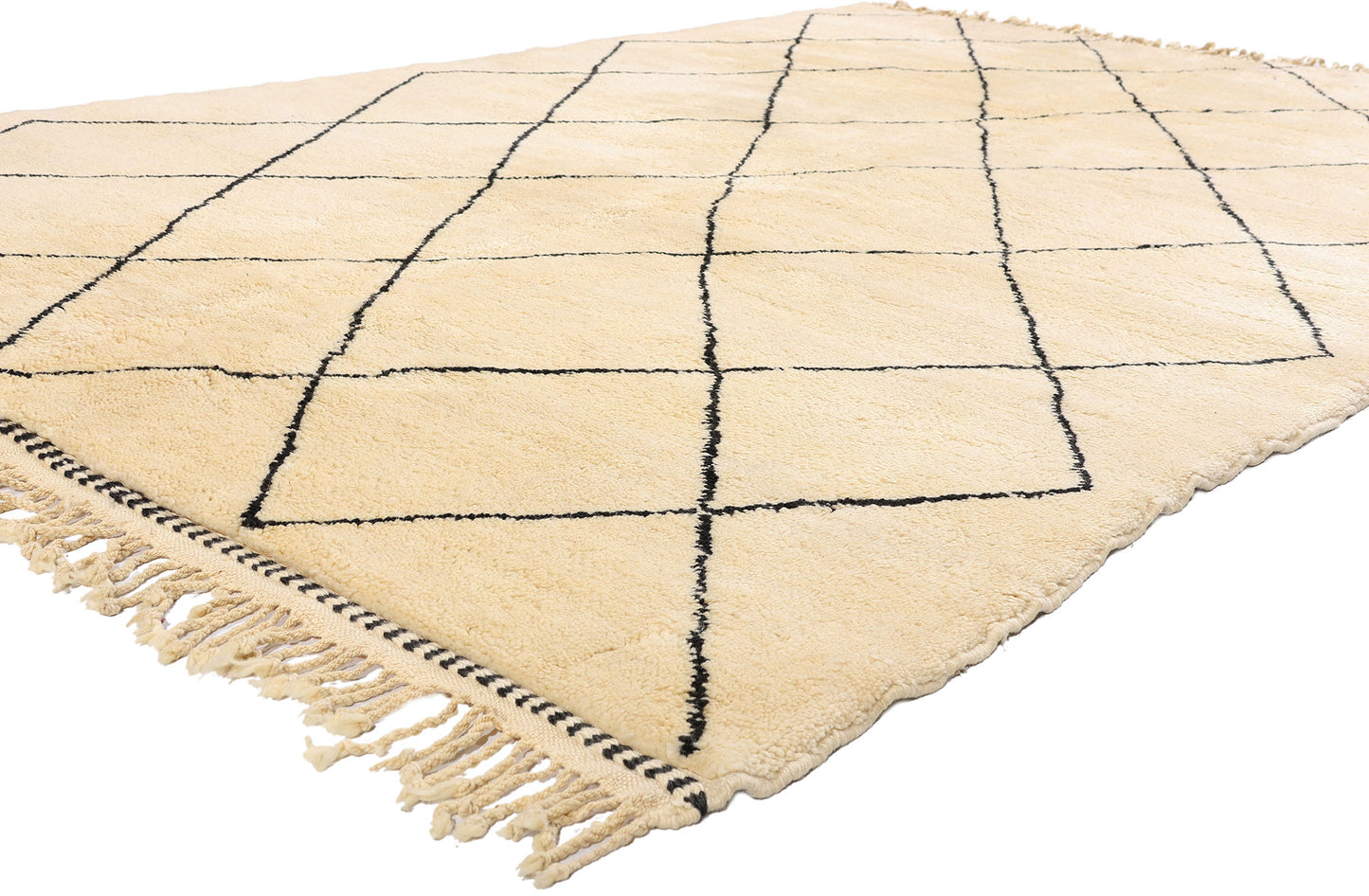 7 x 10 - Beige Moroccan Rug - 20761