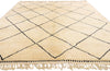7 x 10 - Beige Moroccan Rug - 20761