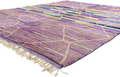 10 x 13 - Purple Moroccan Rug - 20809
