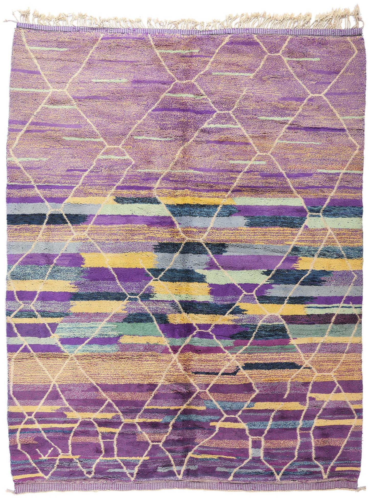 10 x 13 - Purple Moroccan Rug - 20809