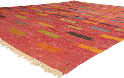9 x 13 - Multicolor Moroccan Kilim Rug - 20910