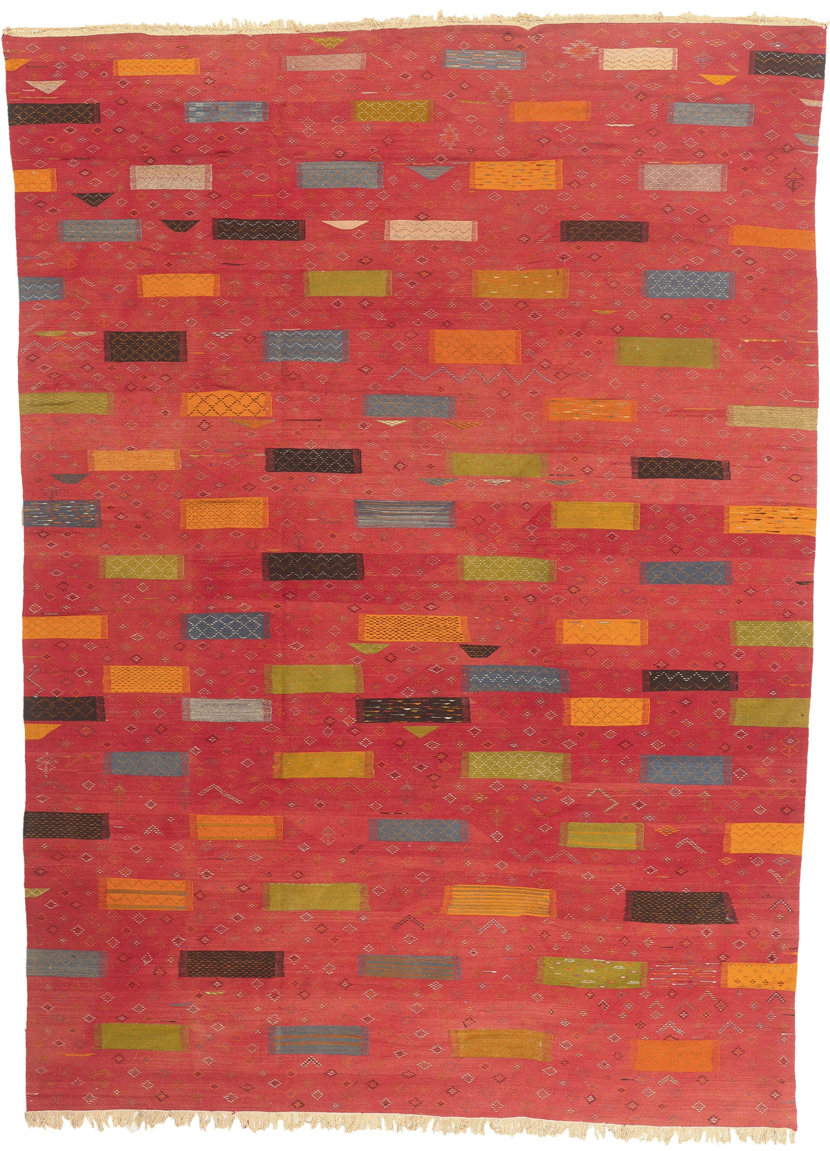 9 x 13 - Multicolor Moroccan Kilim Rug - 20910
