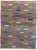 10 x 14 - Blue Moroccan Kilim Rug - 20911