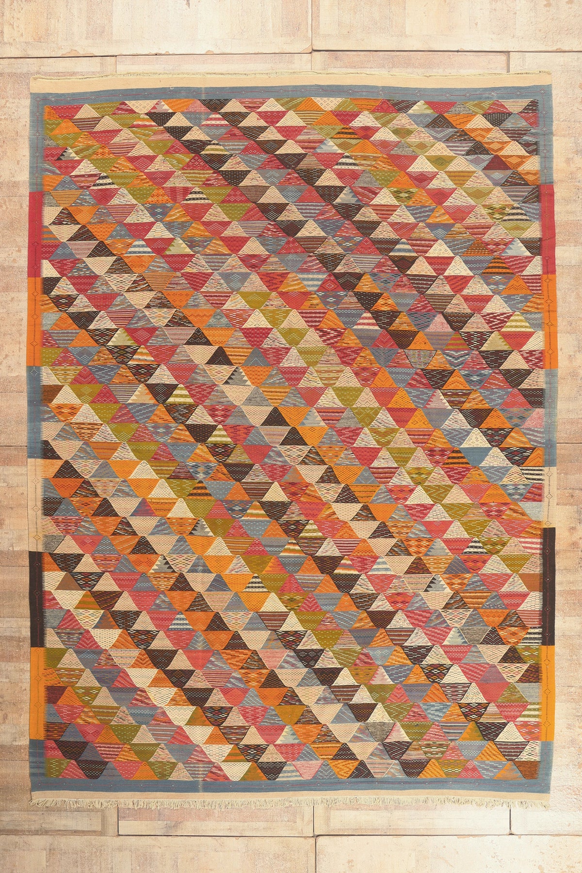 11 x 15 - Multicolor Moroccan Kilim Rug - 20912
