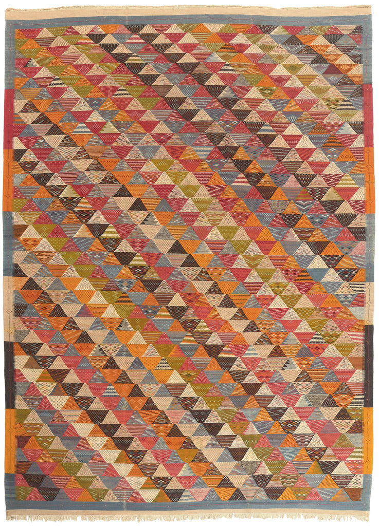 11 x 15 - Multicolor Moroccan Kilim Rug - 20912