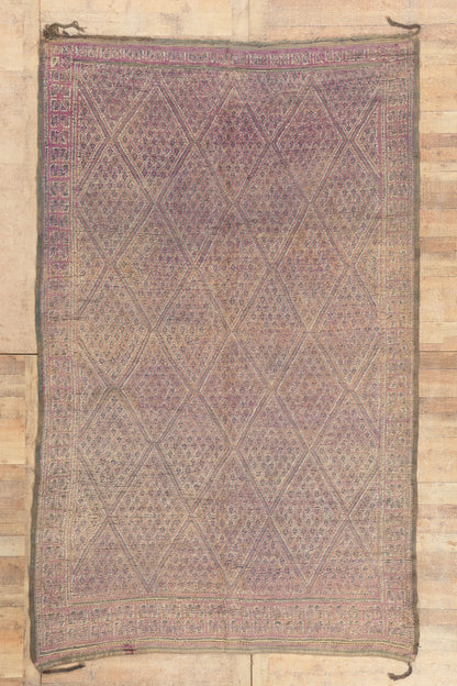 7 x 12 - Purple Vintage Moroccan Rug - 20985