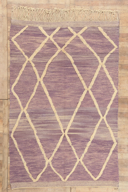 7 x 11 - Purple Moroccan Rug - 21059