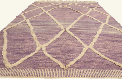 7 x 11 - Purple Moroccan Rug - 21059
