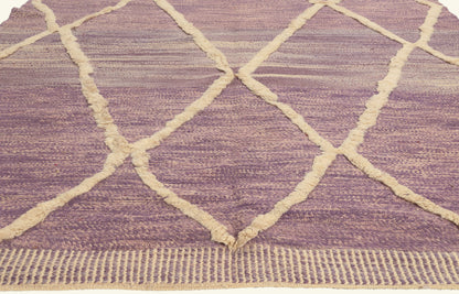 7 x 11 - Purple Moroccan Rug - 21059