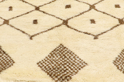 12 x 13 - Beige Beni Mrirt Moroccan Rug - 21141
