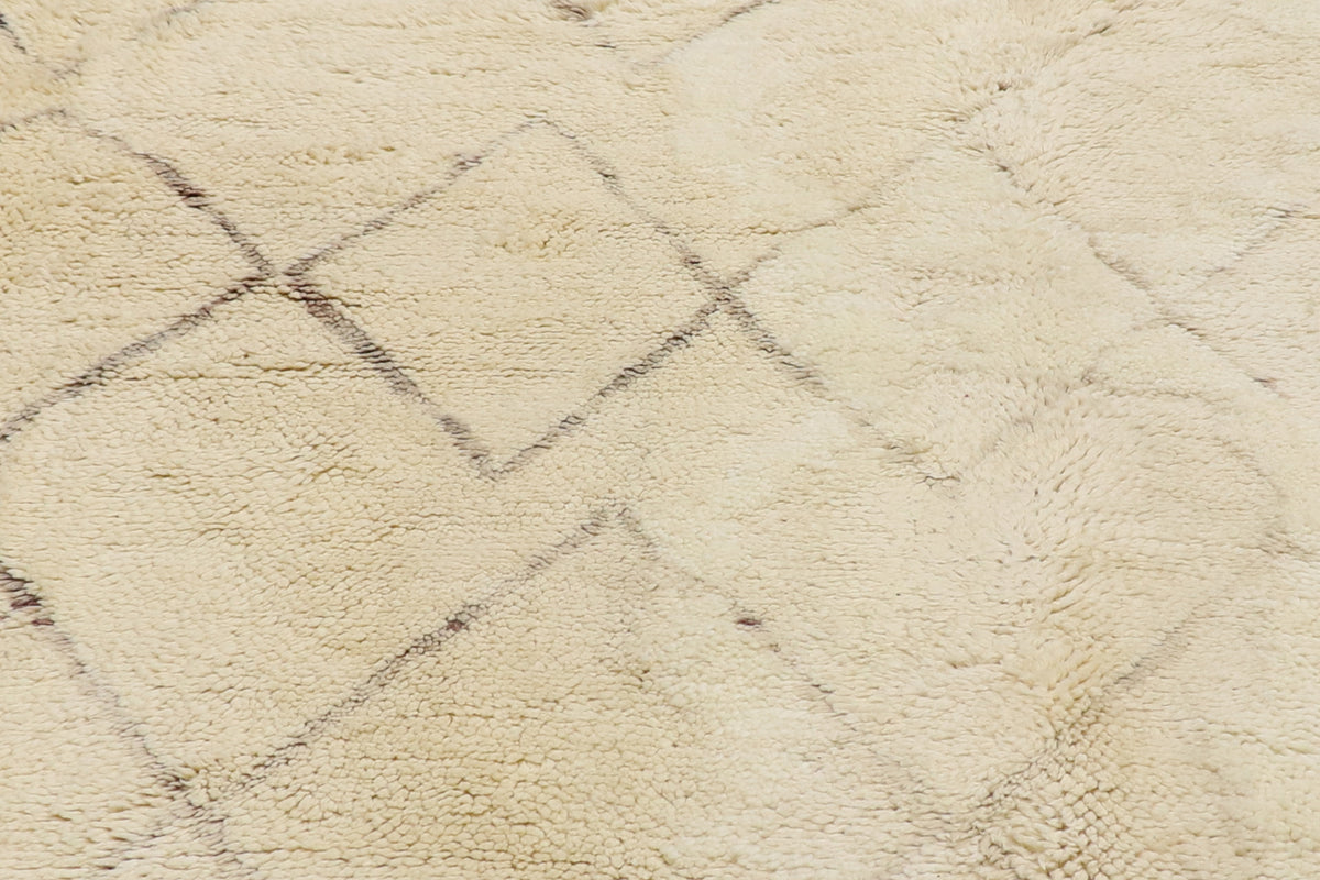 11 x 15 - Beige Beni Mrirt Moroccan Rug - 21148