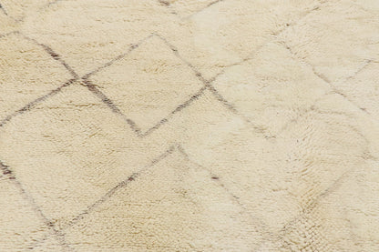 11 x 15 - Beige Beni Mrirt Moroccan Rug - 21148
