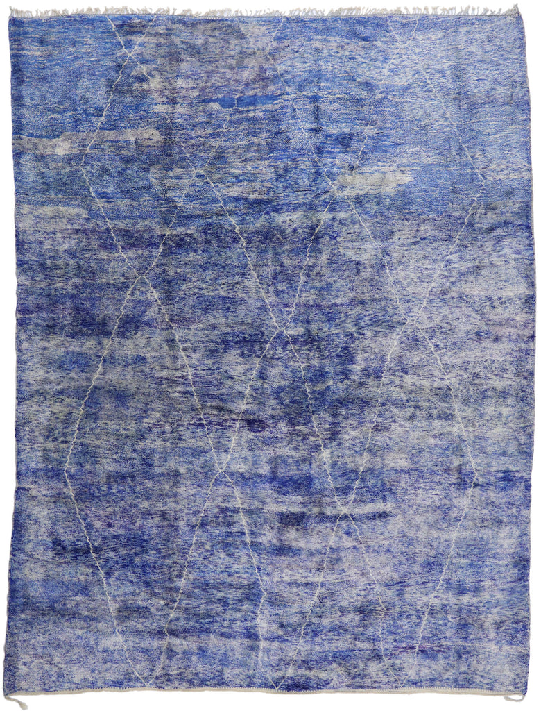 12 x 16 - Blue Moroccan Rug - 21172