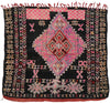 5 x 6 - Black Vintage Moroccan Rug - 21258