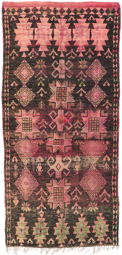 6 x 11 - Pink Vintage Moroccan Rug - 21320