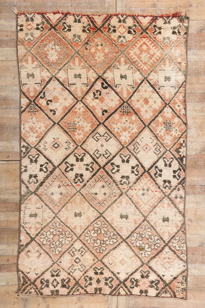 6 x 9 - Rust Vintage Moroccan Rug - 21340