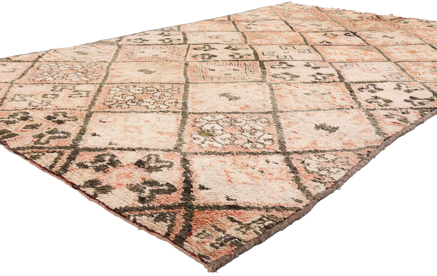 6 x 9 - Rust Vintage Moroccan Rug - 21340