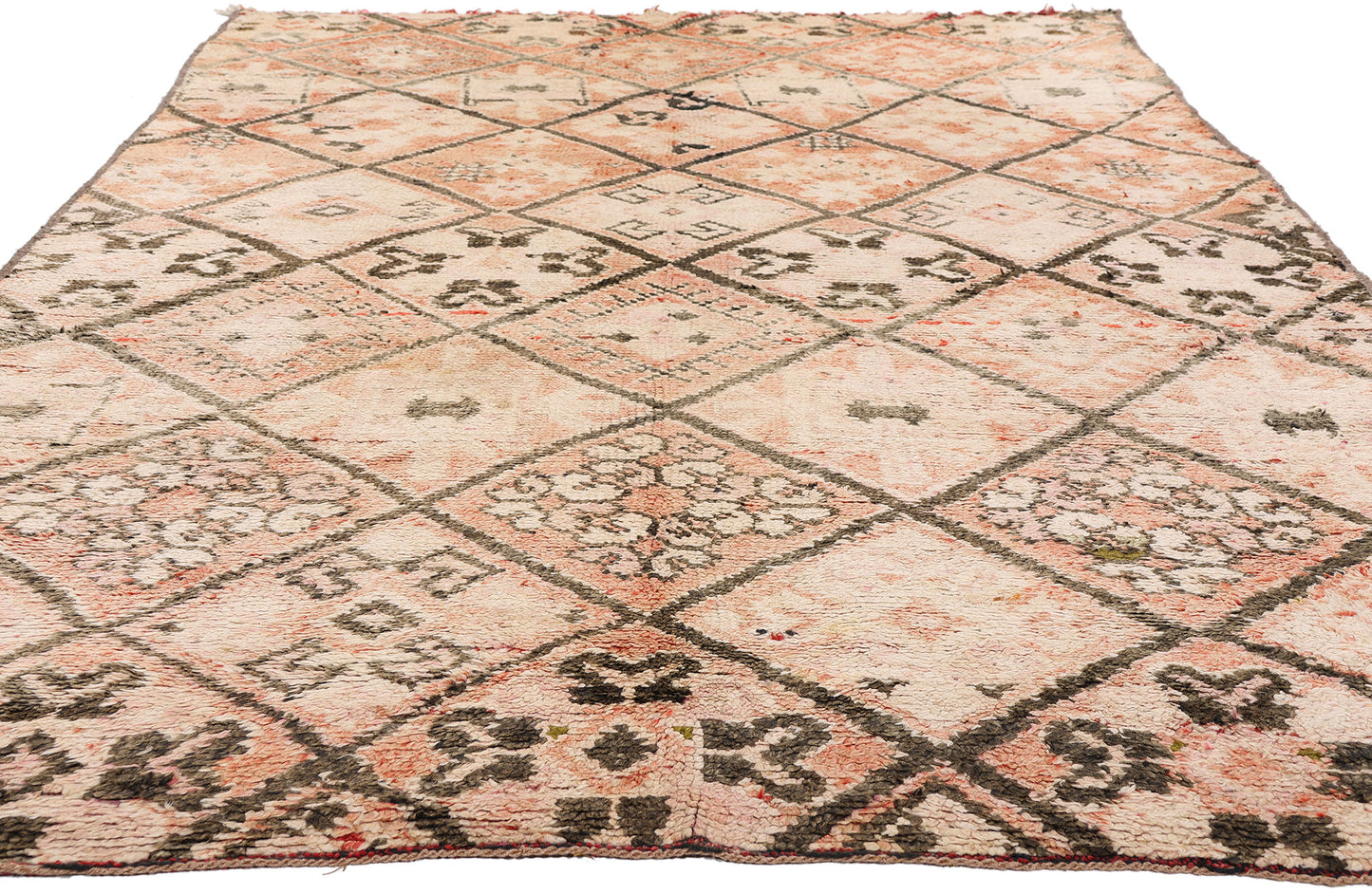 6 x 9 - Rust Vintage Moroccan Rug - 21340