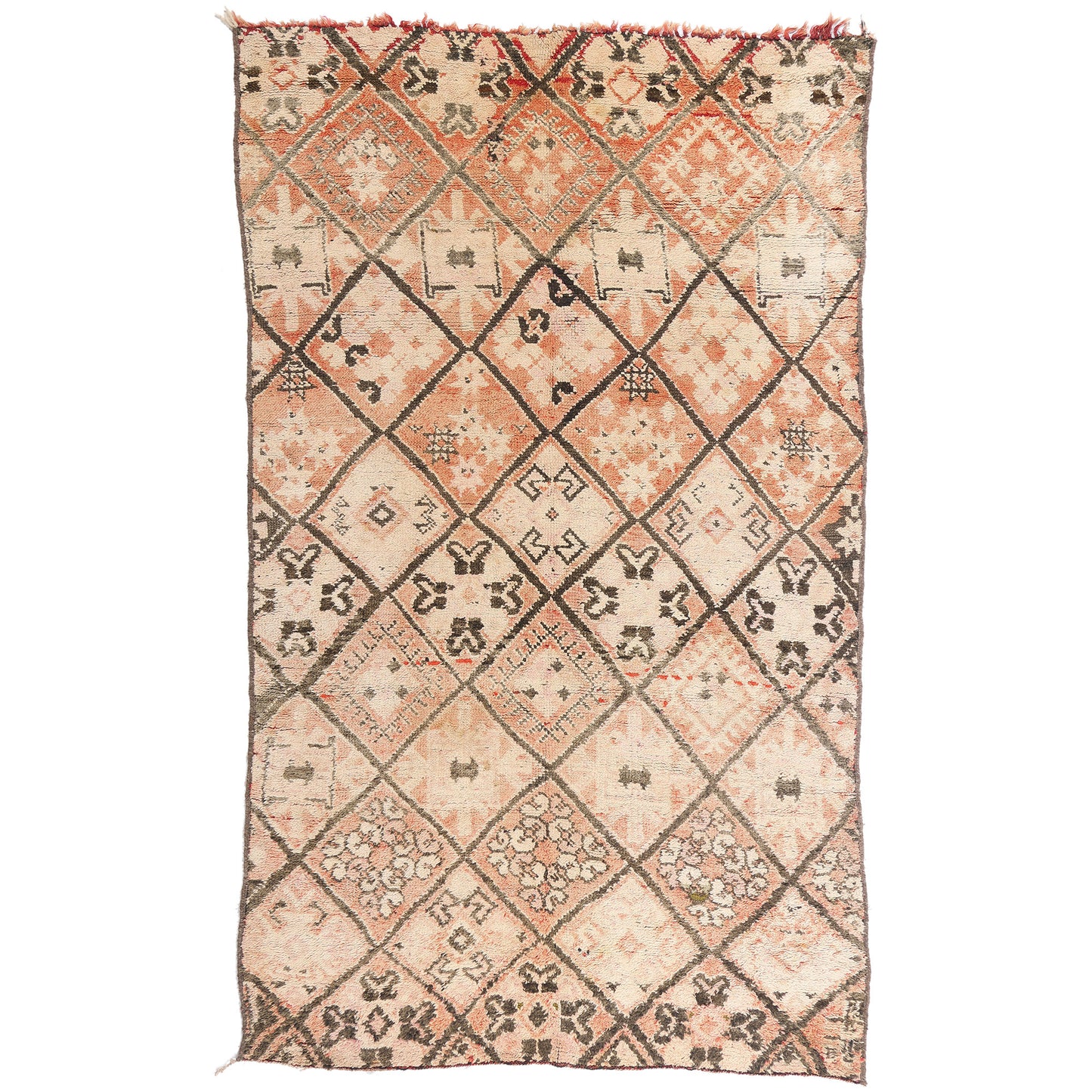 6 x 9 - Rust Vintage Moroccan Rug - 21340