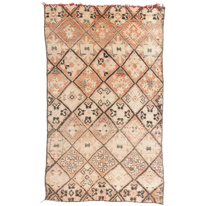 6 x 9 - Rust Vintage Moroccan Rug - 21340