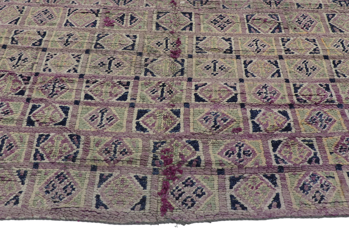 6 x 7 - Purple Vintage Moroccan Rug - 21341