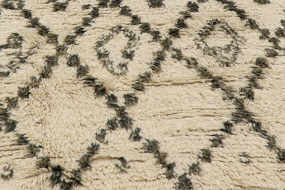 7 x 12 - Beige Vintage Moroccan Rug - 21393
