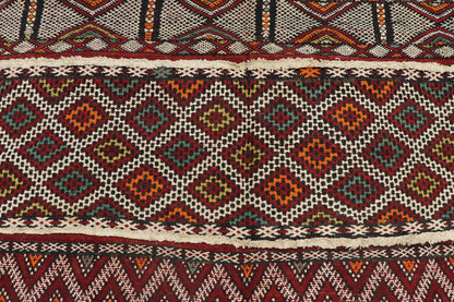 5 x 8 - Red Vintage Moroccan Rug - 21471