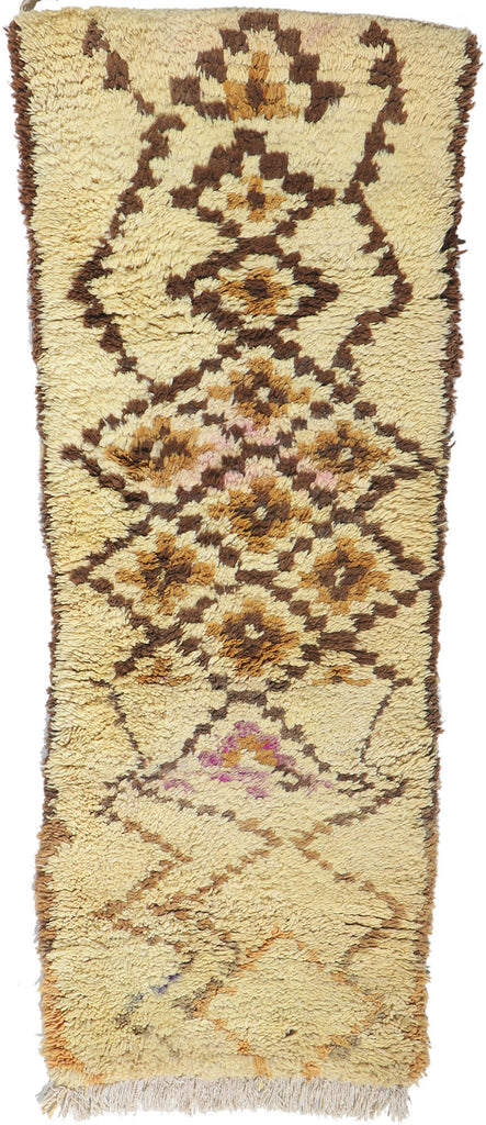 2 x 6 - Beige Vintage Moroccan Rug - 21611