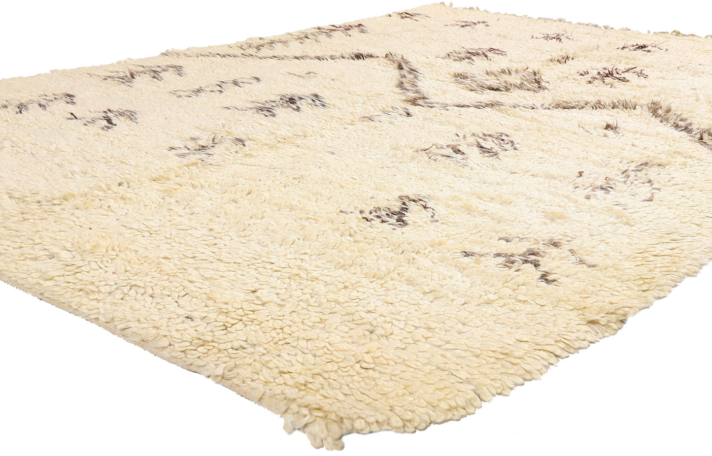 6 x 9 - Beige Vintage Moroccan Rug - 21730